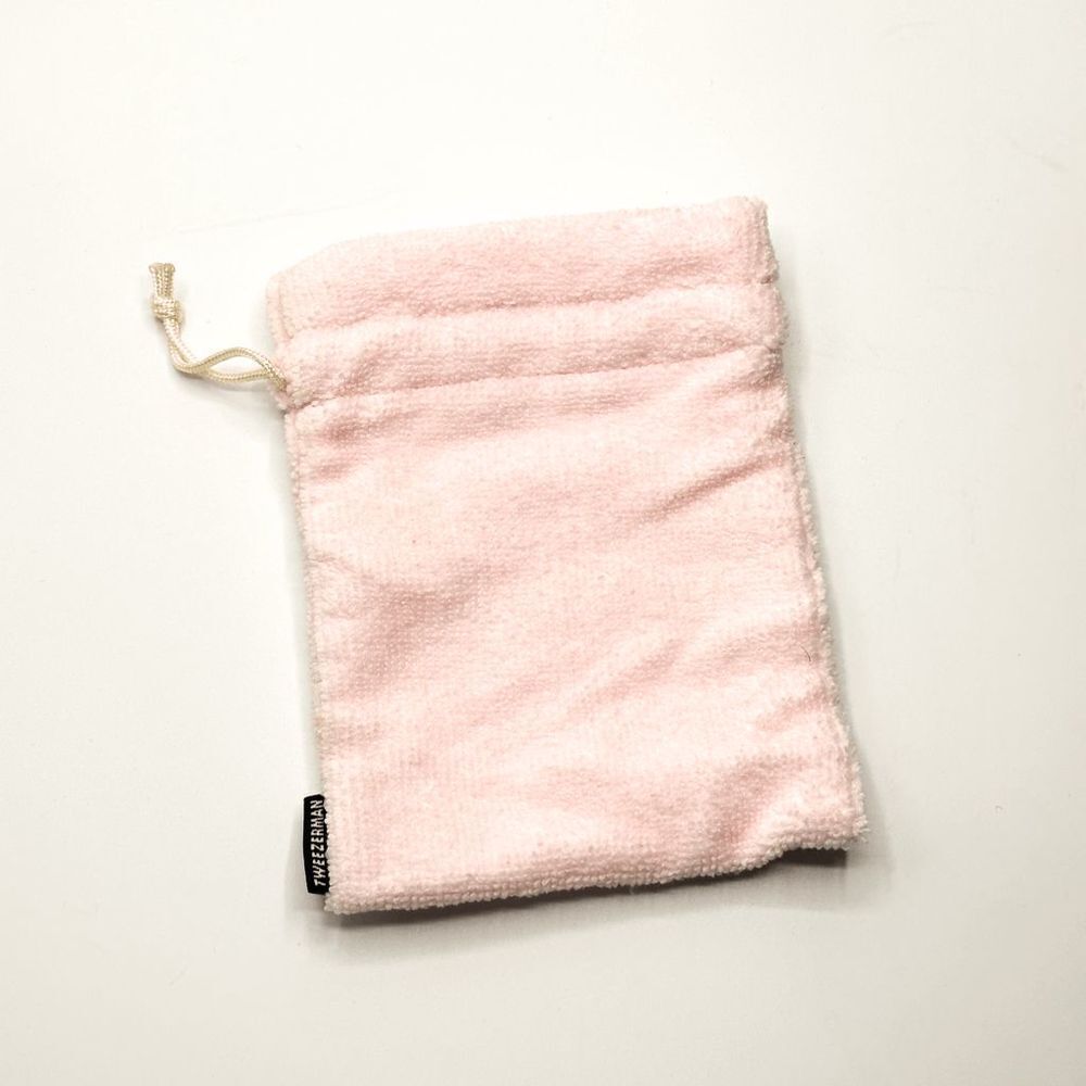 Tweezerman Drawstring Pink Pouch
